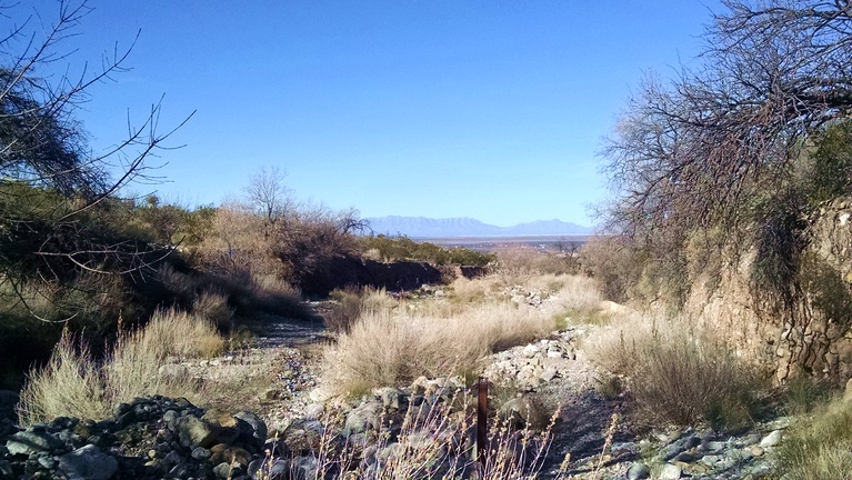 Looking West From Canyon Toward White Sands