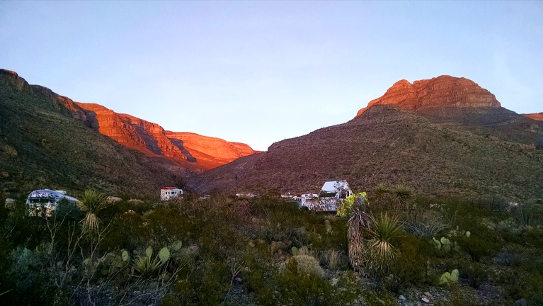 Sunset Colors Over the Campground