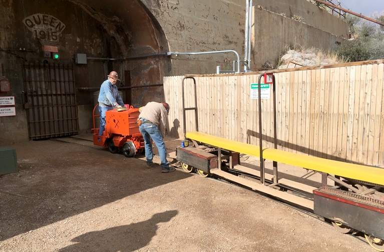 Our Transportation Into the Mine