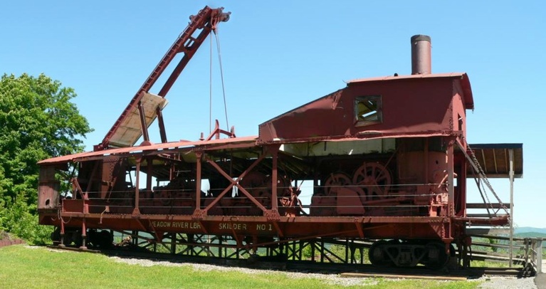 Steam Skidder at Whitaker Station