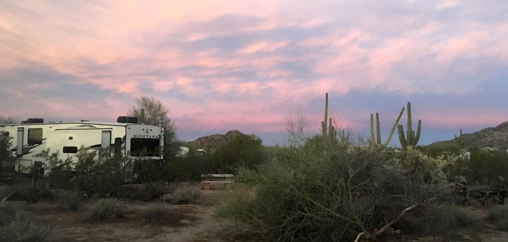 Dappled Sunrise at Usery Mountain