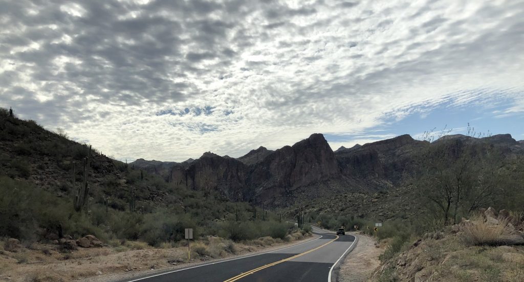 Mountain Views Near Saguaro Lake